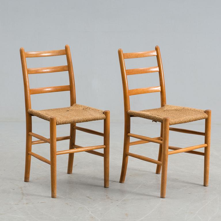 STOLAR, 2 st. "1.st. chair for Novo" Arne Jacobsen.