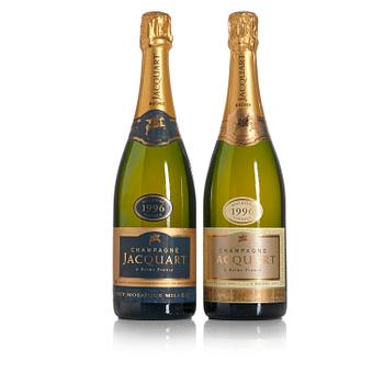 1996 Jacquart Brut Mosaïque & Jacquart Blanc de Blancs Millésimé.