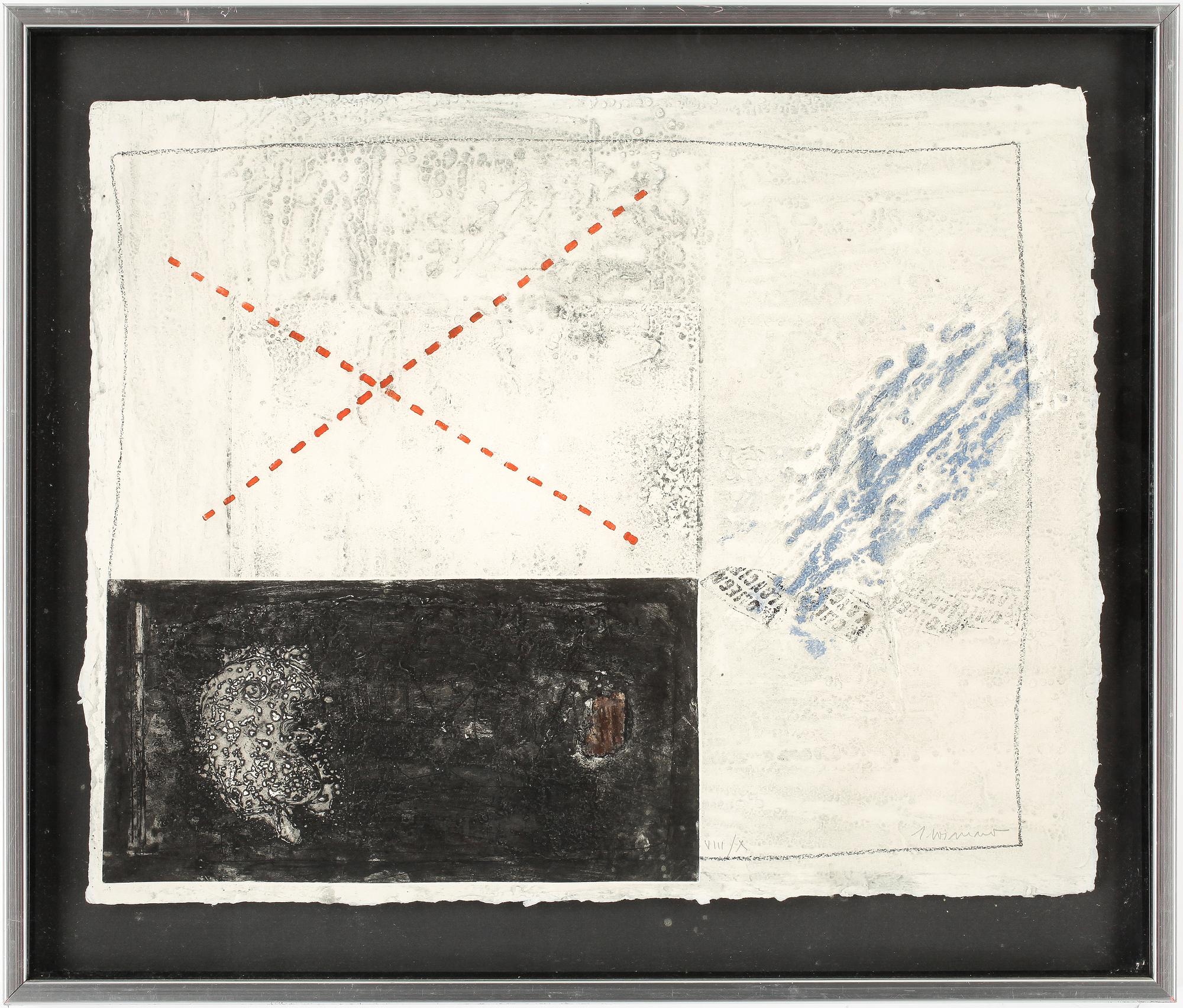 JAMES COIGNARD, carborundumetsning, signerad och numrerad VIII//X.