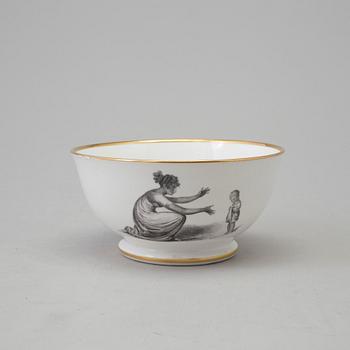 A northern european empire part coffee and dinner service, early 19th century (7 pc).