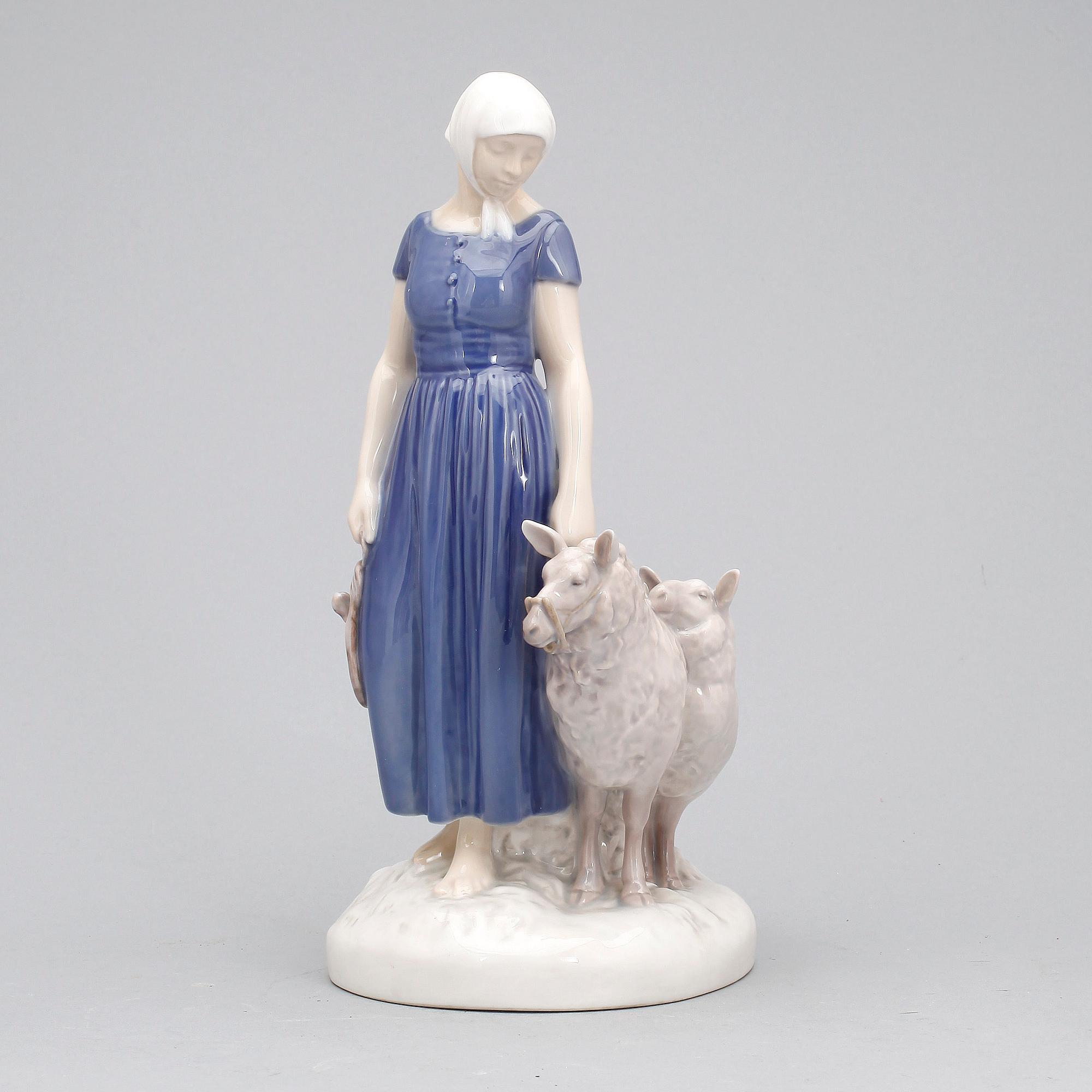 FIGURIN, porslin, Bing & Gröndahl, Axel Locher, signerad i godset, märkt undertill: "2010/10".