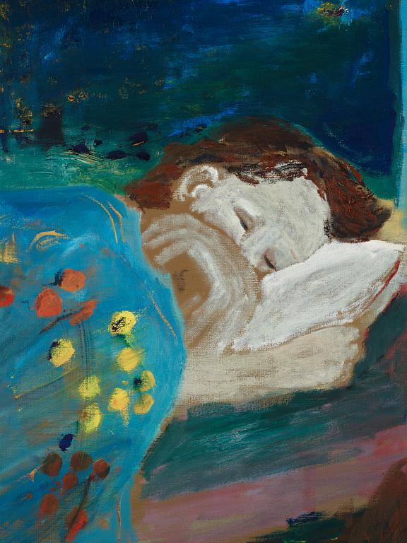 Hans Wigert, oil on canvas, signed and dated Grundsunda 1993 verso.