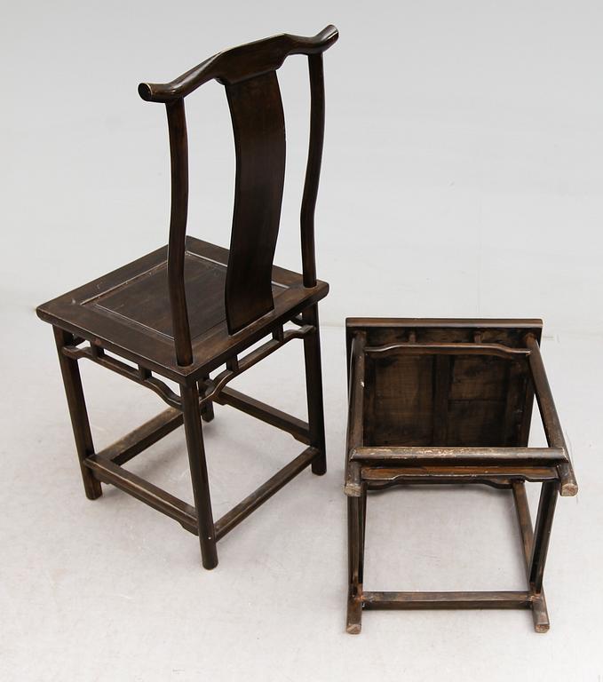 STOLAR, 1 par, orientaliska, 1900-tal.