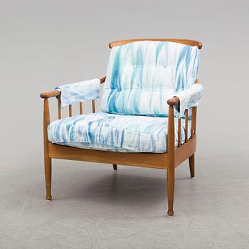 A pair of second half of the 20th century easy chairs "Skrindan" by Kerstin Hörlin Holmqvist.