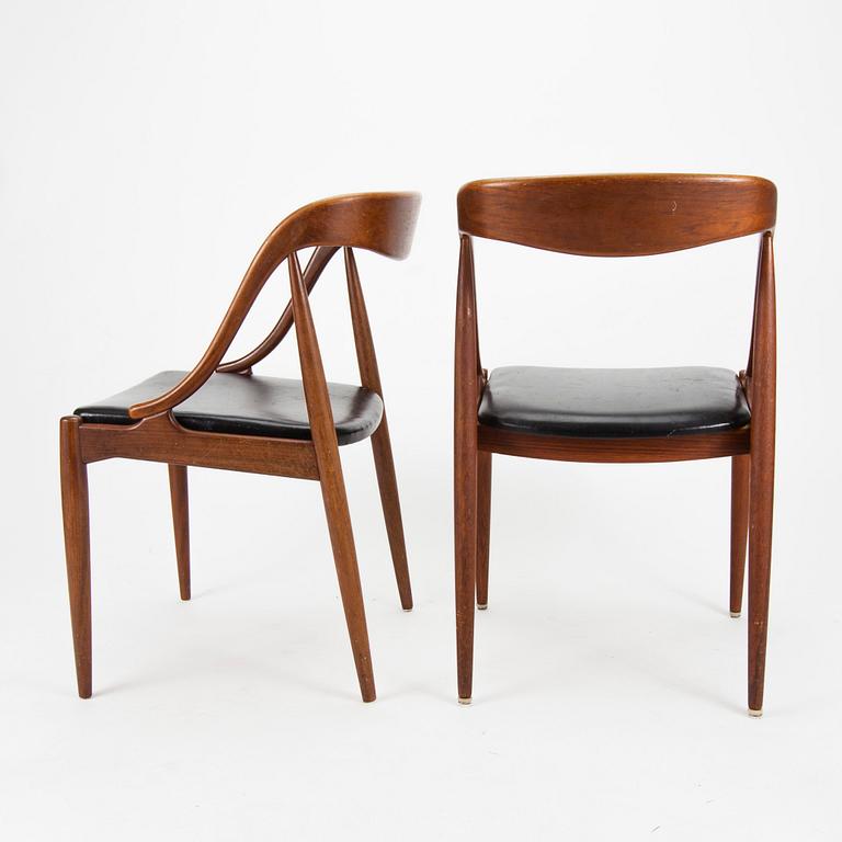 STOLAR, ett par, design Johannes Andersen, Uldum Möbelfabrik, Danmark 1960-tal.