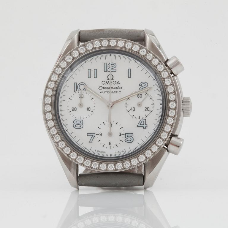 An Omega Speedmaster "Ladies Diamonds" ladies wrist watch.