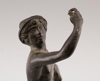 SKULPTUR, bronserad metall, 1900-tal.
