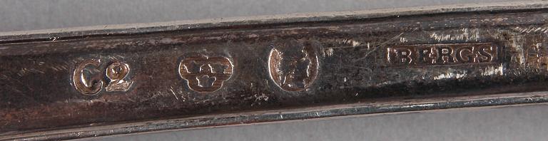 SOPPSLEV, silver, Julius Marianus Bergs Stockholm 1785.