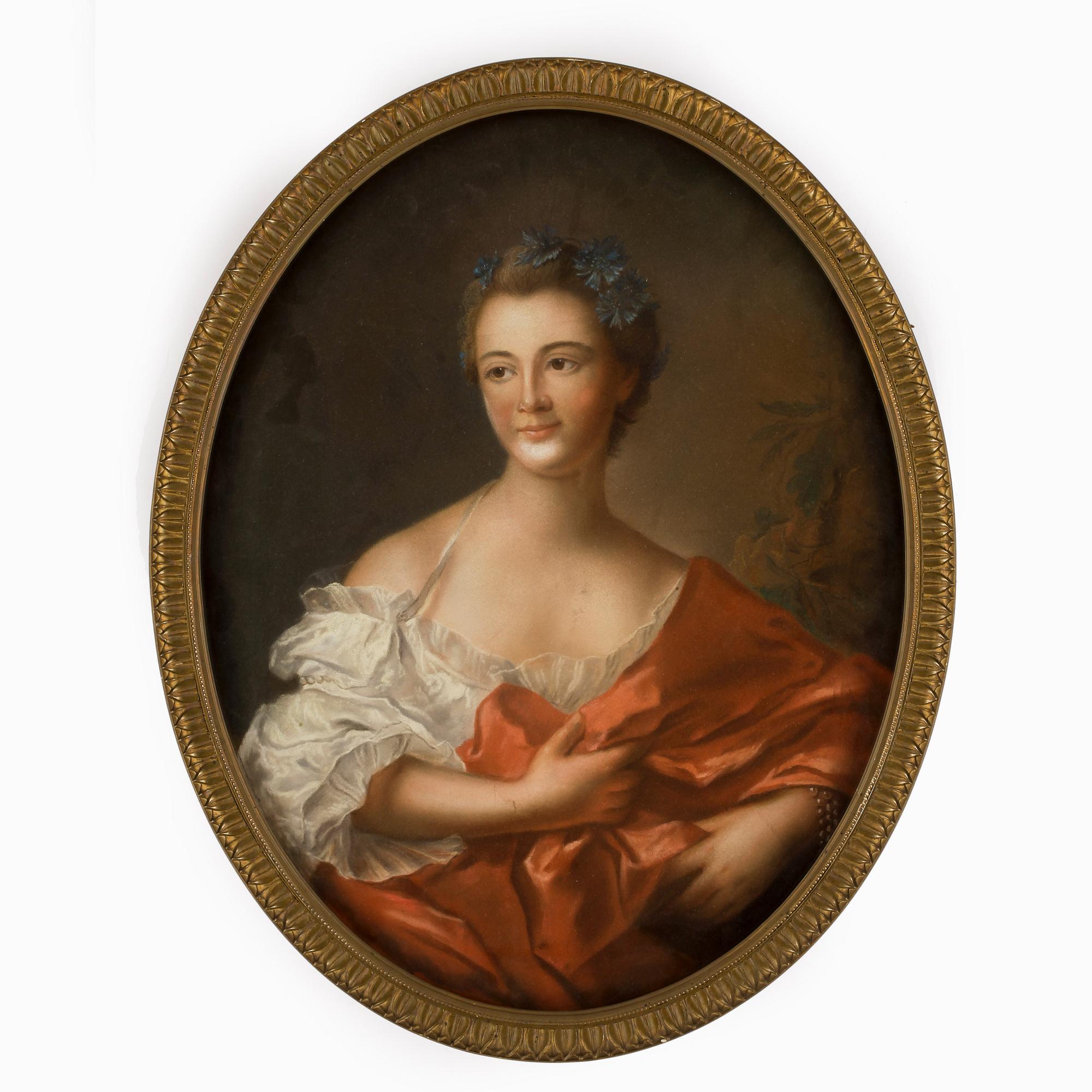 OKÄND KONSTNÄR, 1700-tals kopia, pastell på papper, bär otydlig signatur och datering, 1800/1900-tal.