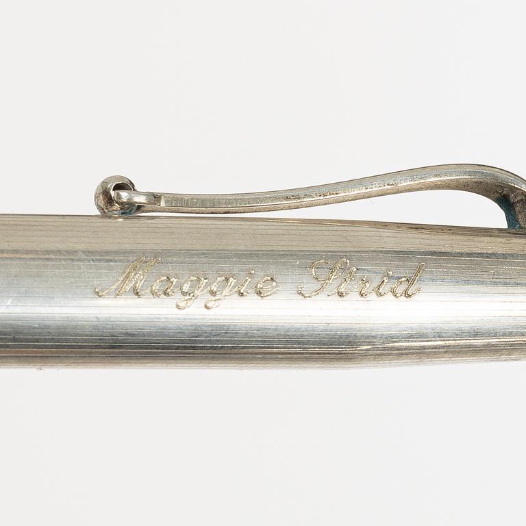 Montegrappa, kulspetspenna, sterlingsilver, Italien.