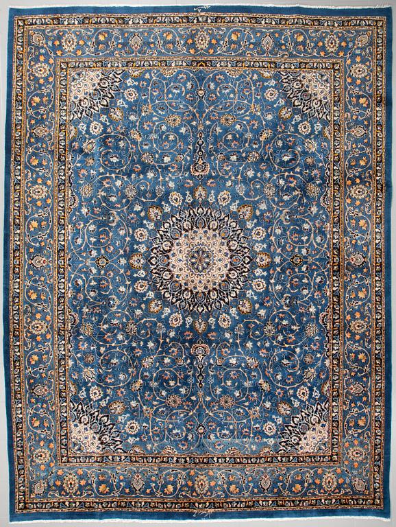 A Kashmar rug, signed, 400 x 299 cm.