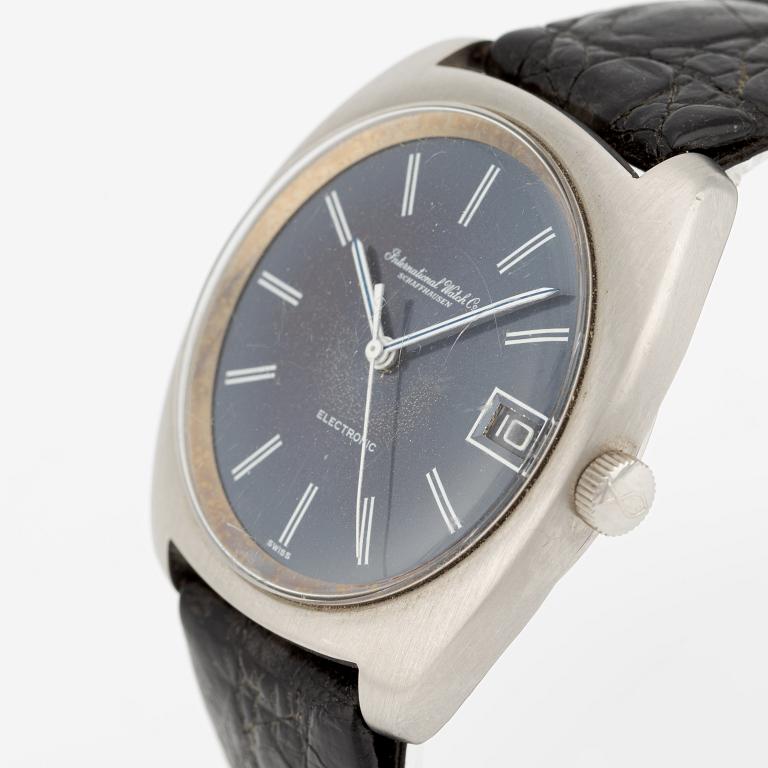 IWC, International Watch Co, Schaffhausen, Electronic, wristwatch, 37 mm.