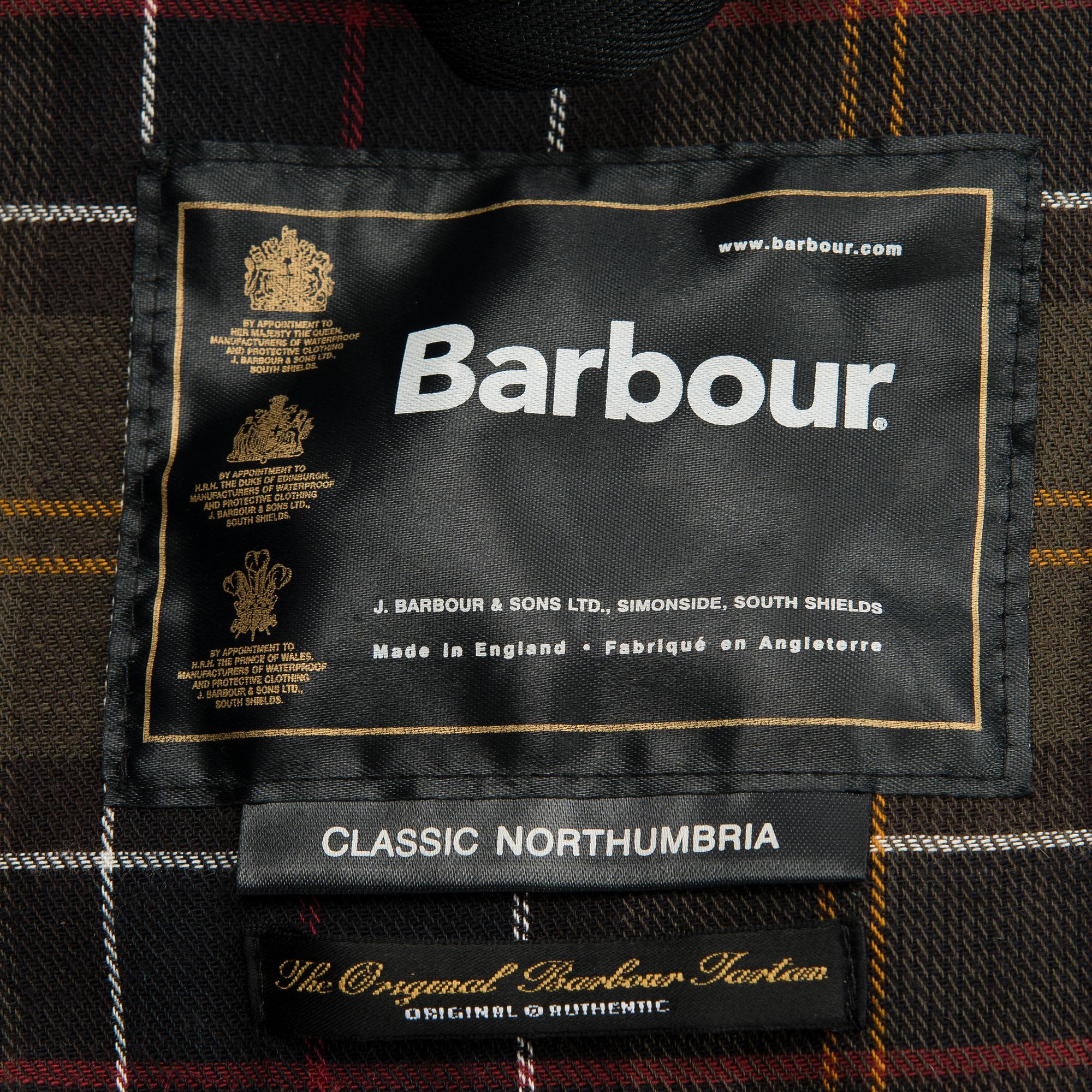 OLJEROCK, "Classic Northumbria", Barbour, storlek 50.