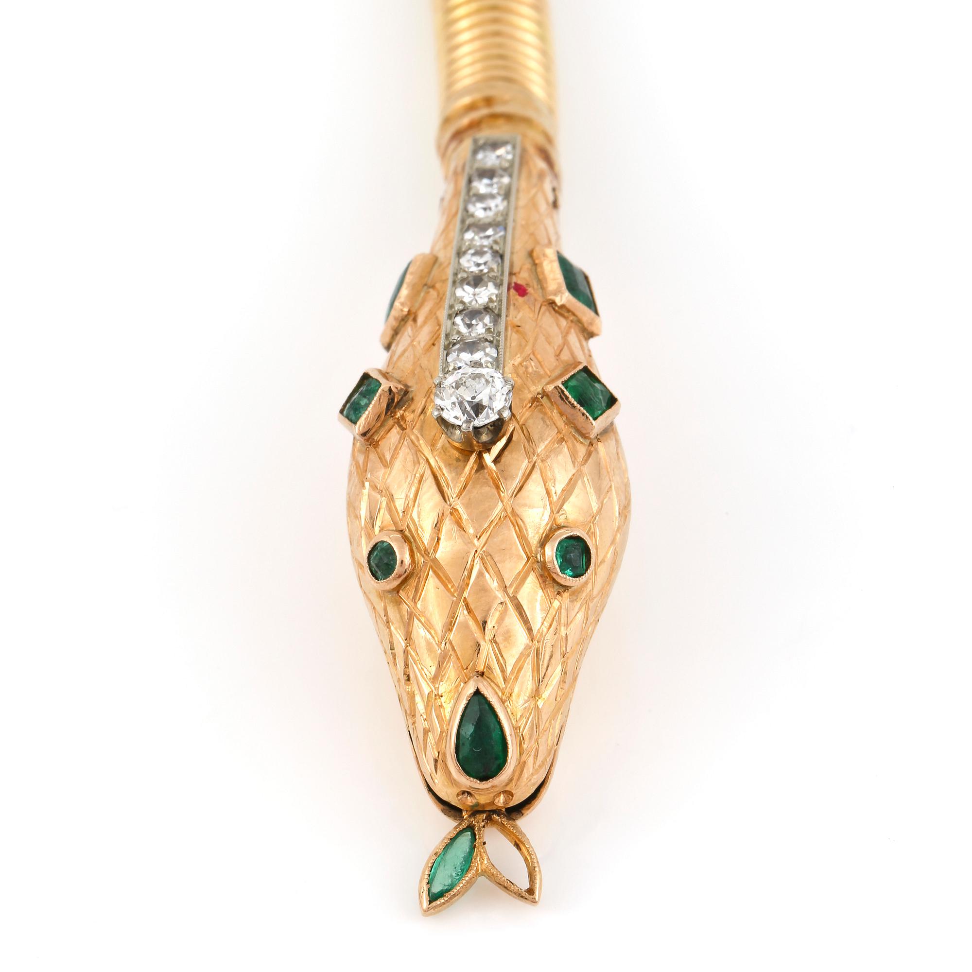 COLLIER, guld 18K, smaragder samt diamanter, totalt ca 1.00 ct. Vikt ca 52 gram.