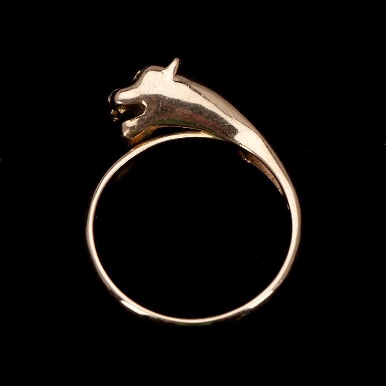 RING, guld 14K, finska kontrollstämplar 1993. Vikt 4,9 g.