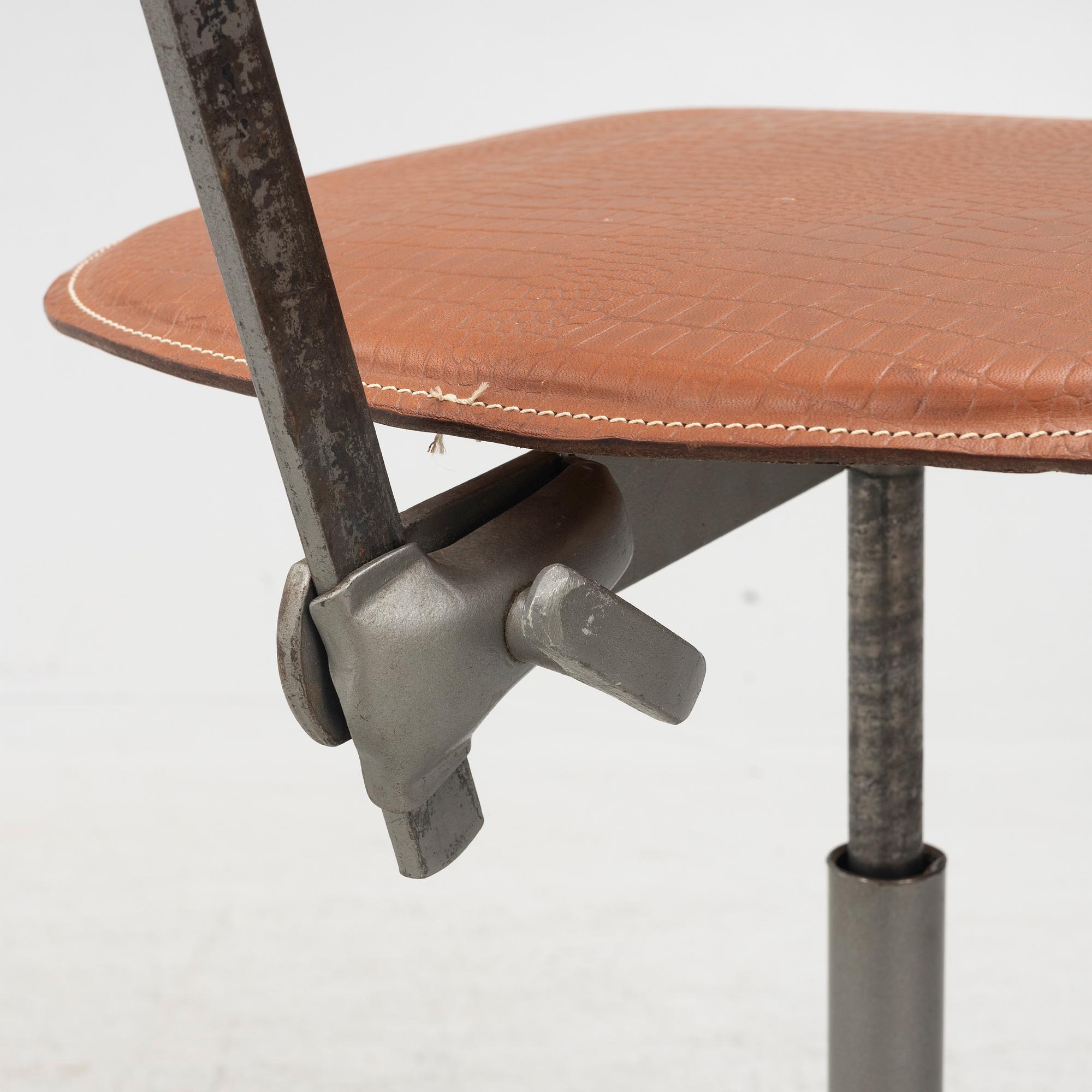 An industry/office chairs, Åry Ståmöbler, Sweden, 1930's/40's.
