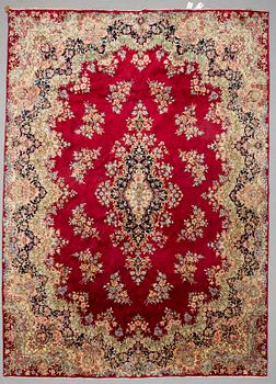 A CARPET, Old, Kerman, ca 371 x 262 cm.