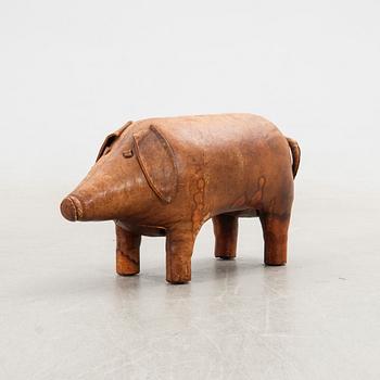 Dimitri Omersa & Co, footstool, second half of the 20th century. Offered by the firm Svenskt Tenn.