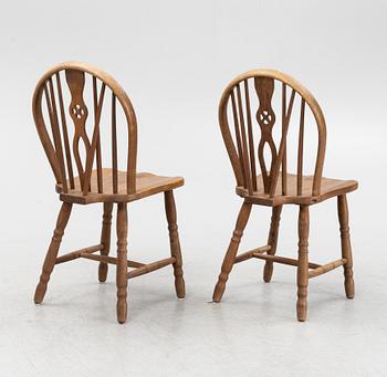 A set of six chairs, Denmark, second half of the 20th Century.