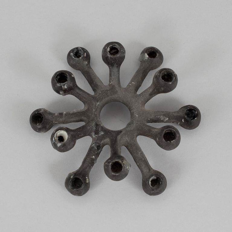 A JENS QUISTGAARD cast iron candlestick form Dansk Designs, Denmark.