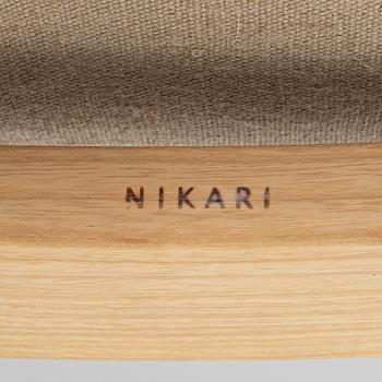 Jasper Morrison & Wataru Kumano, fåtölj med fotpall, "December Chair" Nikari, Finland.