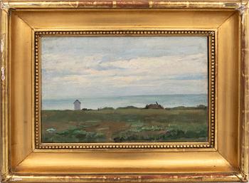 Maria Wiik, olja på pannå signerad.