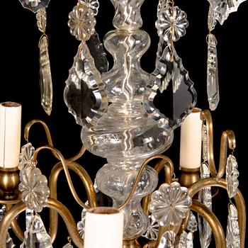 Paavo Tynell, a mid-20th century chandelier for Idman.