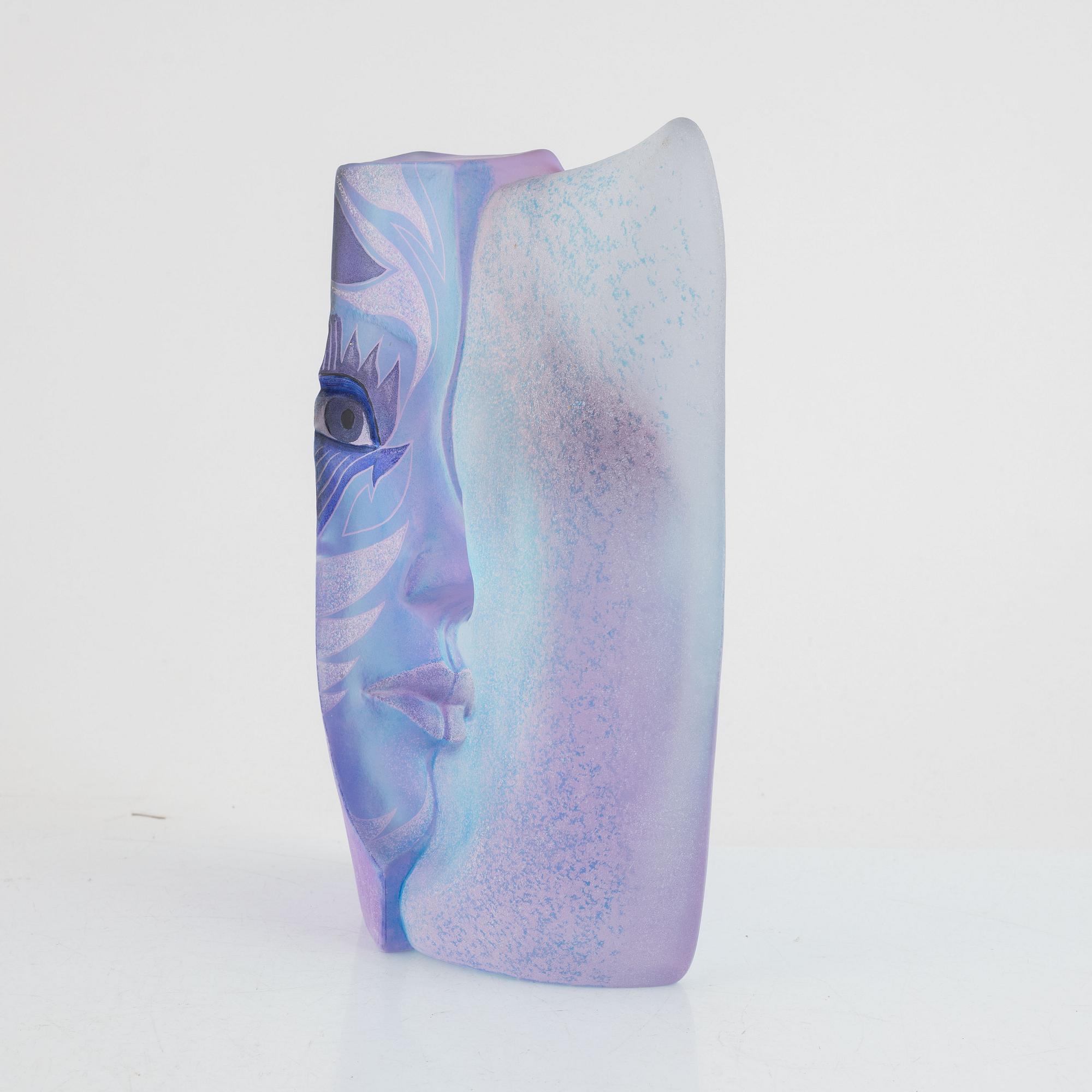 Mats Jonasson, skulptur, Ansikte, 2 st.