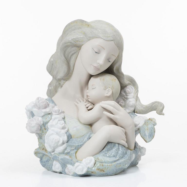 Lladró, figurine, "Contentment", Spain.