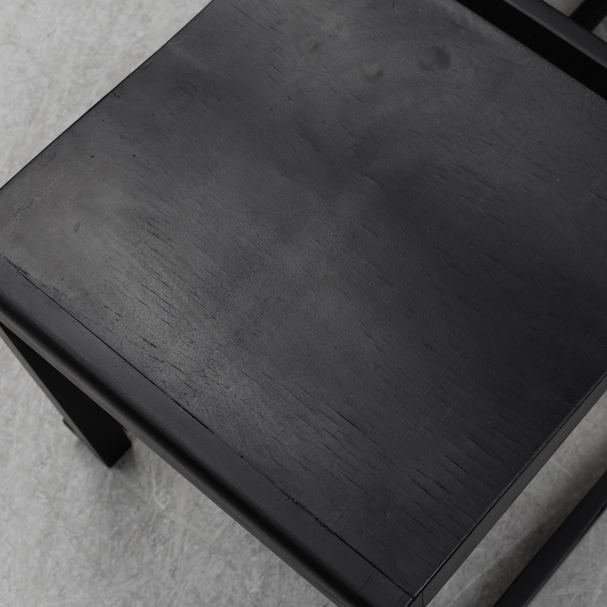 A set of six 'Orkesterstolen' chairs by Sven Markelius.