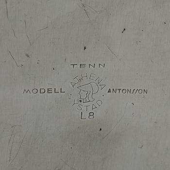 FAT samt ASK, tenn, AYM Tenn Ystad respektive Athena Tenn Ystad. 1928 respektive 1937.