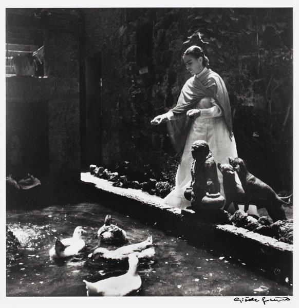 Gisèle Freund, "Frida Kahlo, Mexico City, 1948".