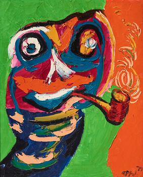 889. Karel Appel, ”Femme a la pipe”.