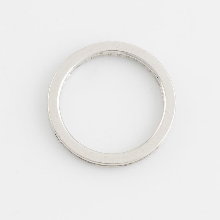 Princess cut diamond eternity ring.