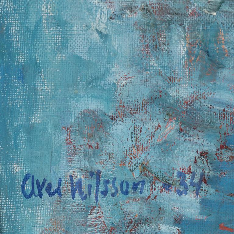 AXEL NILSSON, oil on canvas, signed Axel Nilsson and dated -34.