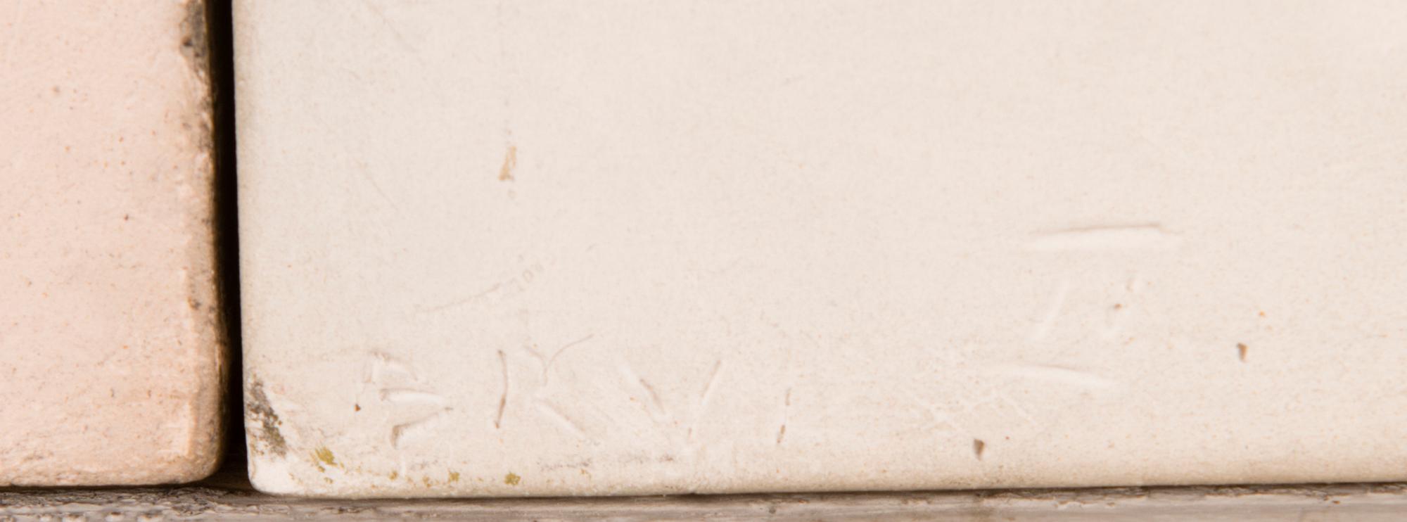 RUT BRYK, reliefiä, 4 kpl, kivitavaraaa, signeeratut.