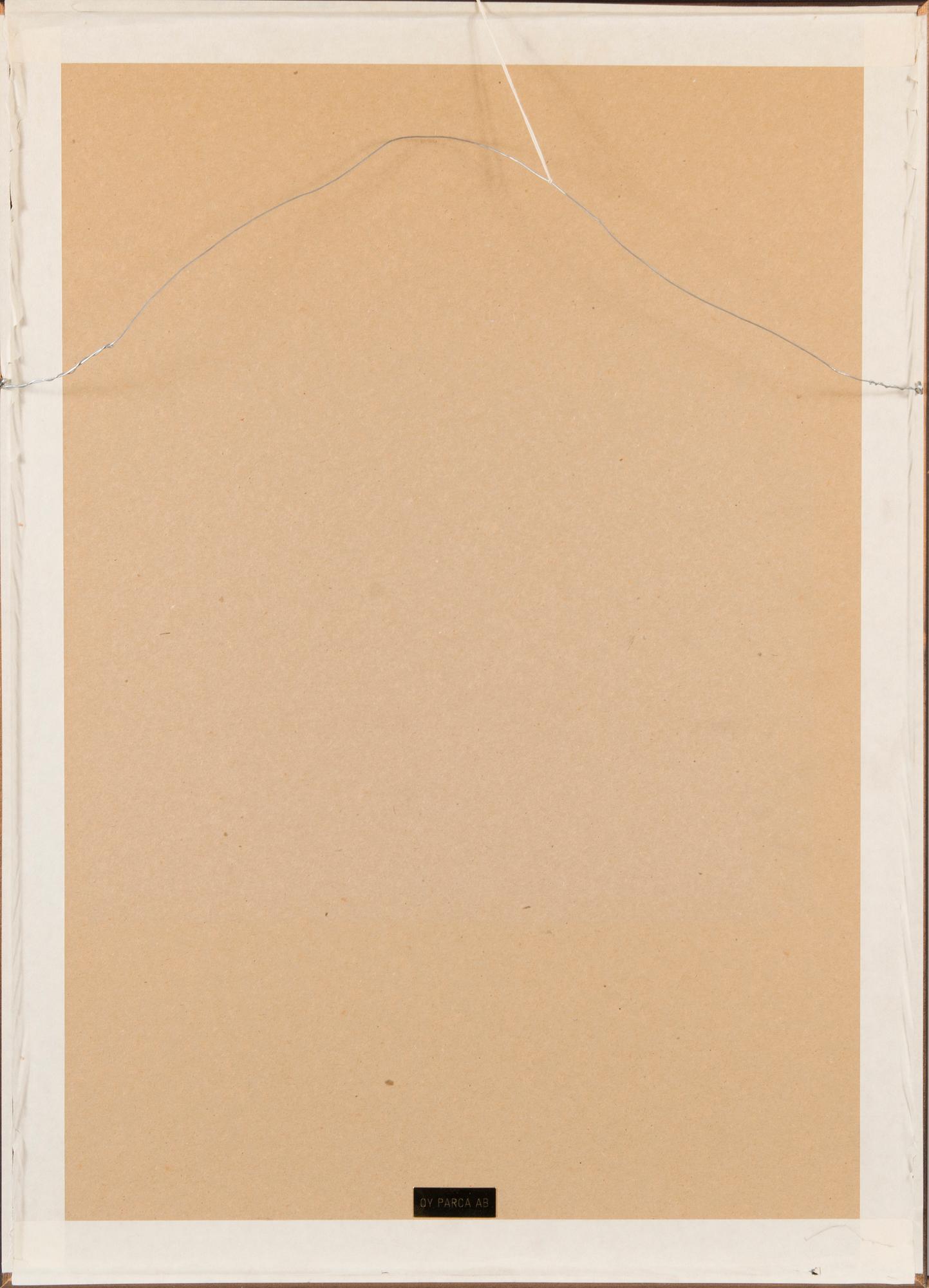 TAPANI MIKKONEN, lithograph, signed and dated -89, numbered tpl'a 35/75.