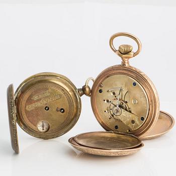 POCKET WATCH, 2 PCS,