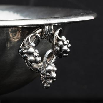 Georg Jensen, jardinière, Köpenhamn 1919, 830/1000 silver, design nr 296. Modellen formgiven samma år, 1919.