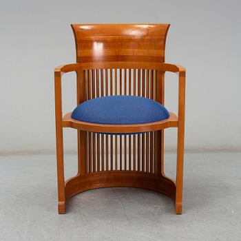 FRANK LLOYD WRIGHT, 606 'Barrel Chair', Cassina,