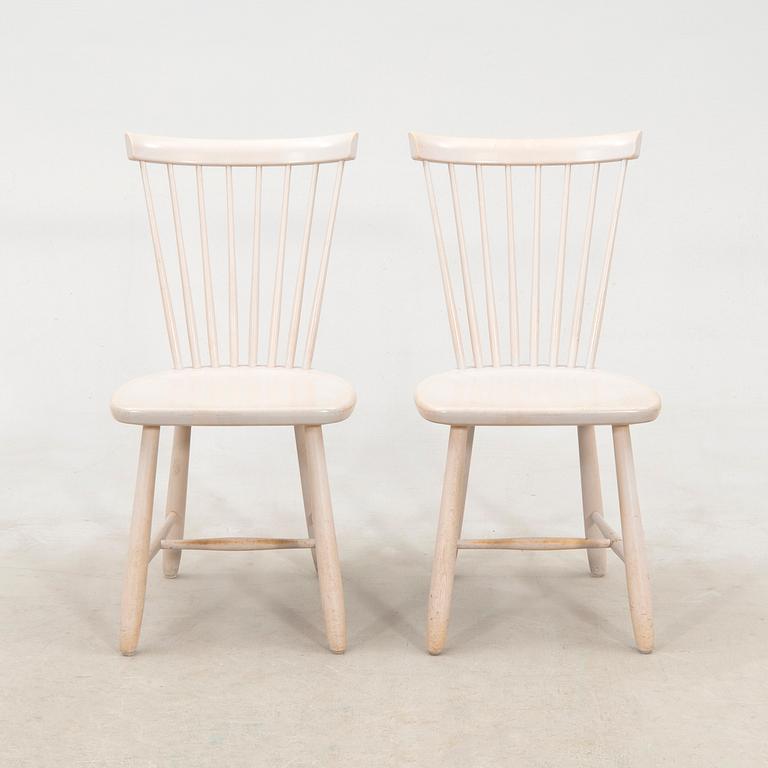 Carl Malmsten, 6 "Lilla Åland" chairs by Stolab, late 20th century.