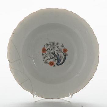 SKÅL, porslin, Kina, sen Qing (1644-1911).