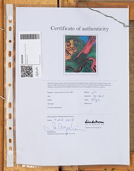 Bengt Lindström, oil on canvas, signed.