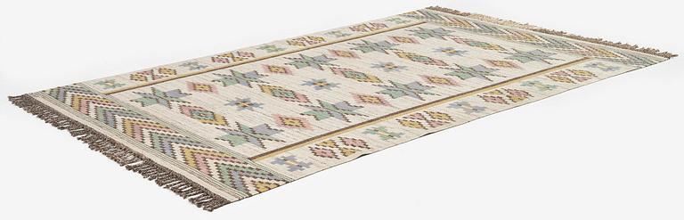 Märta Måås-Fjetterström, matta, "Vit botten", rölakan, ca 288 x 187 cm, signerad MMF.