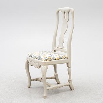 A Rococo chair, second half of the 18th century.