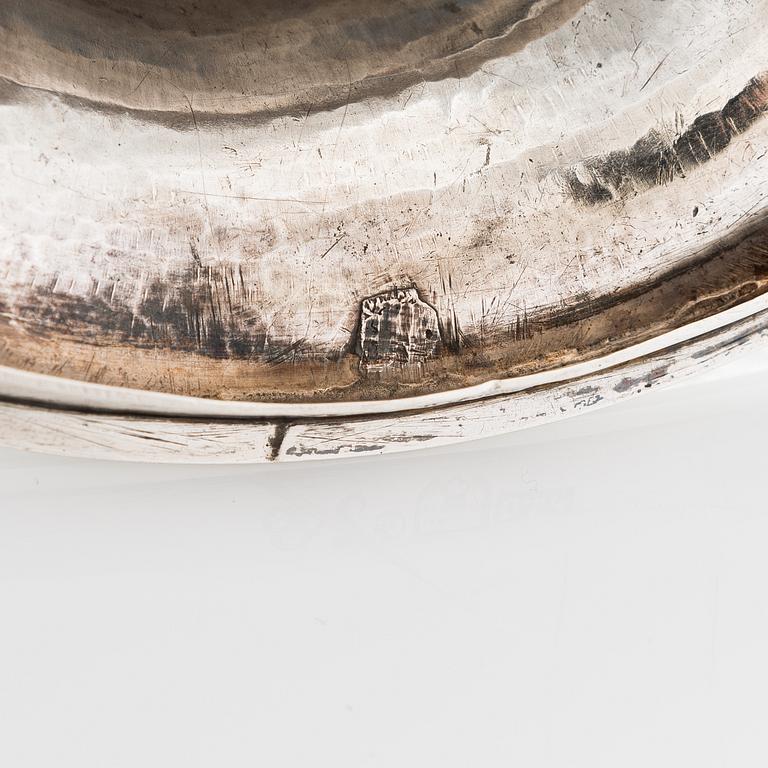 Petter Törnqvist, sockerskål, silver, Tavastehus 1789. Gustaviansk.