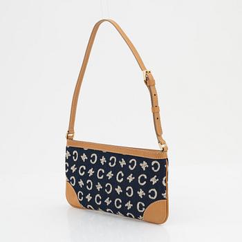 Céline, A logo canvas and leather bag.