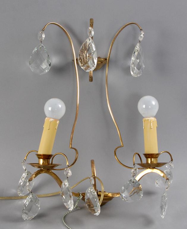 VÄGGLAMPETT, barockstil, 1900-tal.