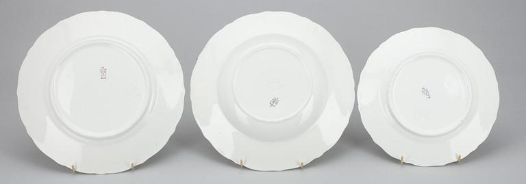 SERVISDELAR, 34 st, porslin, "Diana" Arabia 1928 - 32.