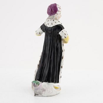 A Fürstenberg porcelain figurine, 18th Century.